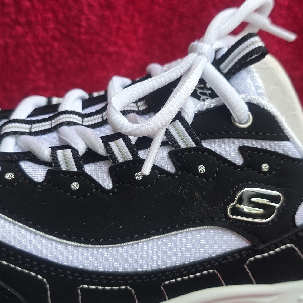 Skechers Black and White Slip-Ins Athletic Sneakers - Picture 3 of 8